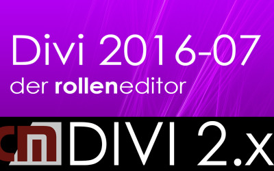 Die Benutzerollen in WordPress und der Divi Rolleneditor