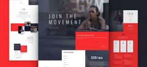 Kostenloses Fitness Layout Pack