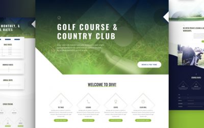 Kostenloses Golf Course Layout Pack