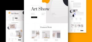 Kostenloses Kunst Galerie Layout Pack