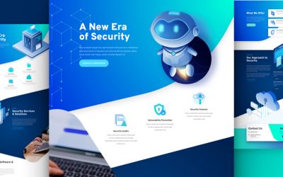 Kostenloses Cyber Security Layout Pack