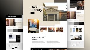 Kostenloses Layout Pack fuer Bibliotheken